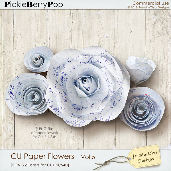 CU Paper Flowers Vol.5 (Jasmin-Olya Designs)