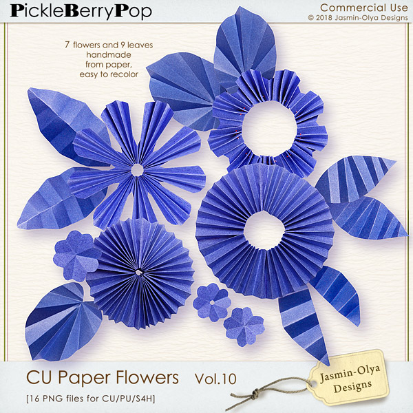 CU Paper Flowers Vol.10 (Jasmin-Olya Designs)