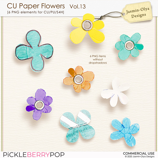 CU Paper Flowers Vol.13 (Jasmin-Olya Designs)