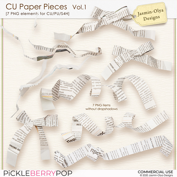 CU Paper Pieces Vol.1 (Jasmin-Olya Designs)