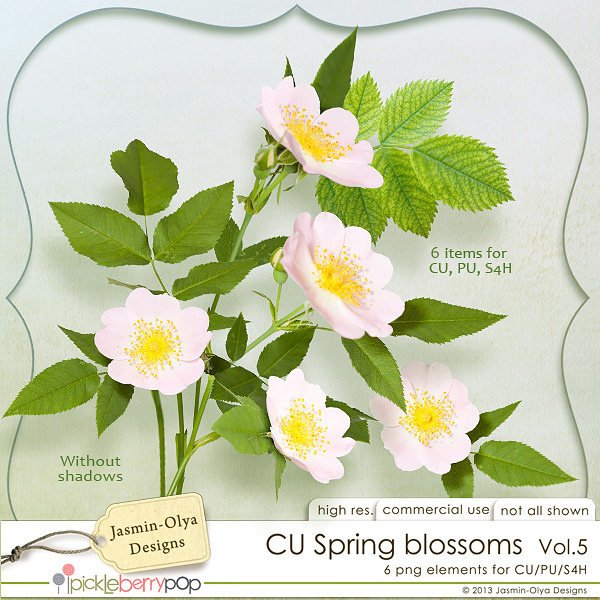 CU Spring Blossoms Vol.5 - Dog-rose (Jasmin-Olya Designs)