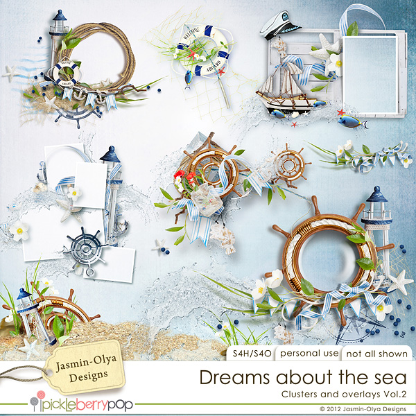 Dreams about the sea - Clusters Vol.2 (Jasmin-Olya Designs)