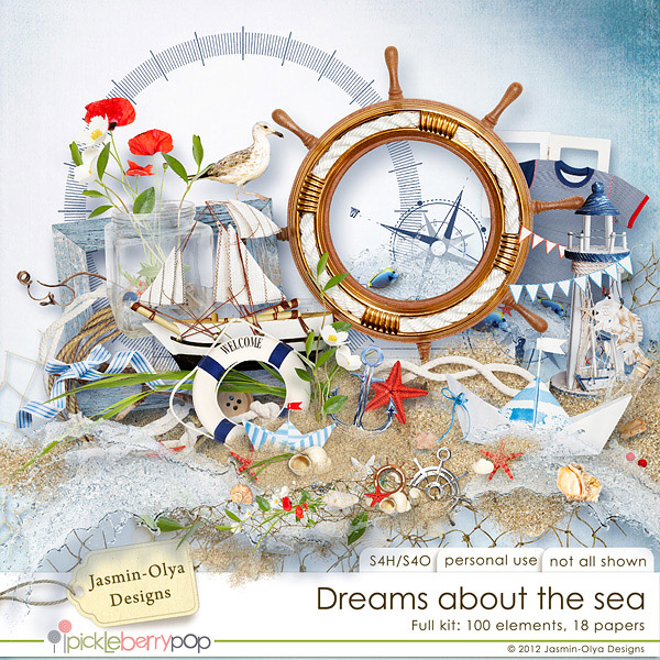 Dreams about the sea - The kit (Jasmin-Olya Designs)