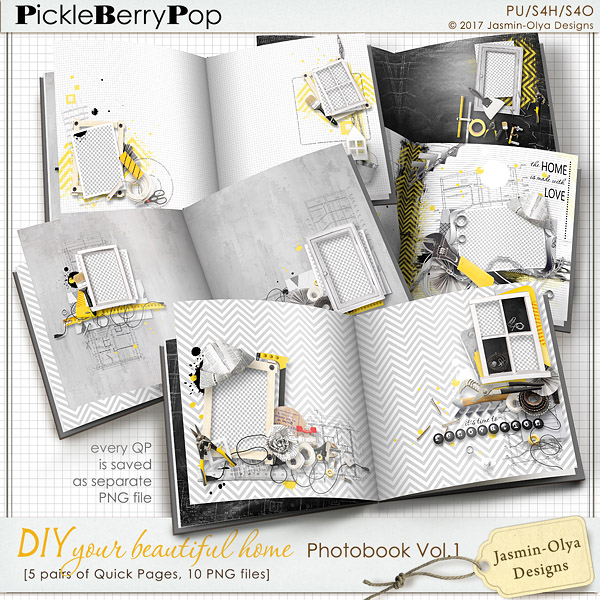 DIY your beautiful home - Photobook QPs Vol.1 (Jasmin-Olya Designs)