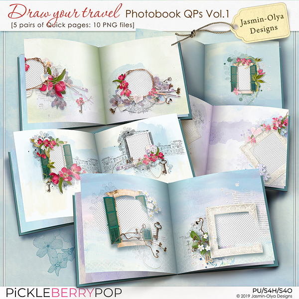 Draw your travel - Photobook QPs Vol.1 (Jasmin-Olya Designs)