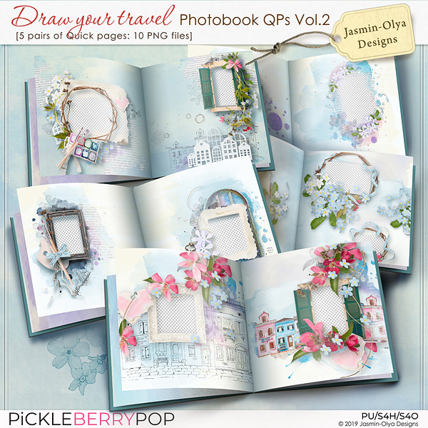 Draw your travel - Photobook QPs Vol.2 (Jasmin-Olya Designs)