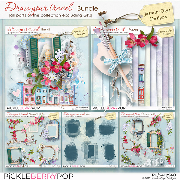 Draw Your Travel - Bundle (Jasmin-Olya Designs)