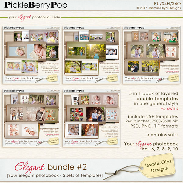 Elegant bundle #2 (Jasmin-Olya Designs)