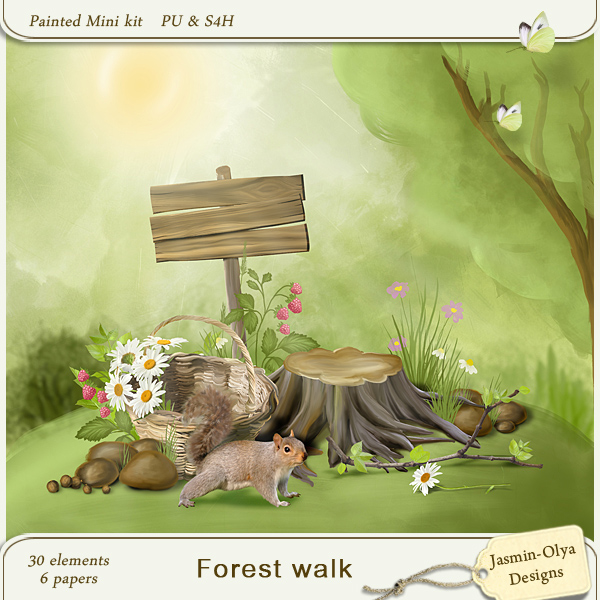 Forest Walk - Mini Kit (Jasmin-Olya Designs)