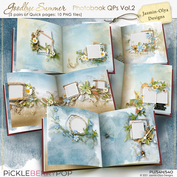 Goodbye, Summer - Photobook QPs Vol.2 (Jasmin-Olya Designs)