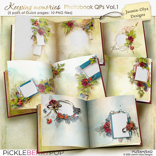 Keeping Memories - Photobook QPs Vol.1 (Jasmin-Olya Designs)