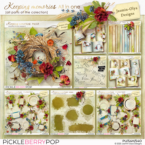 Keeping Memories - All in one + bonus (Jasmin-Olya Designs)