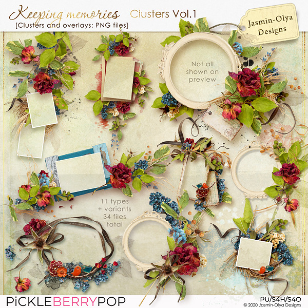 Keeping Memories - Clusters Vol.1 (Jasmin-Olya Designs)