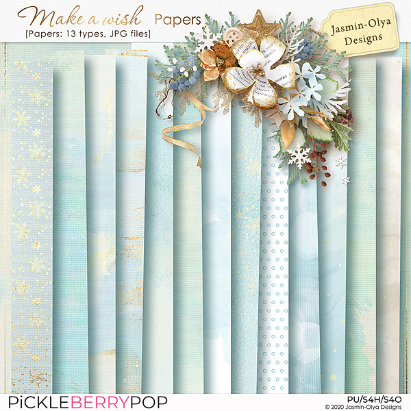 Make a Wish - Papers (Jasmin-Olya Designs)