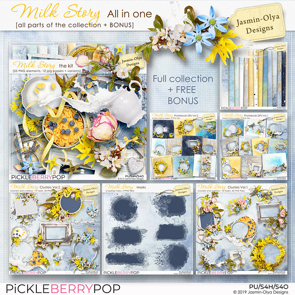 Milk Story - All in One + BONUS (Jasmin-Olya Designs)