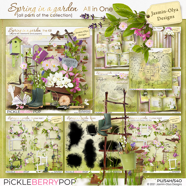 Spring in a garden - All in One (Jasmin-Olya Designs)