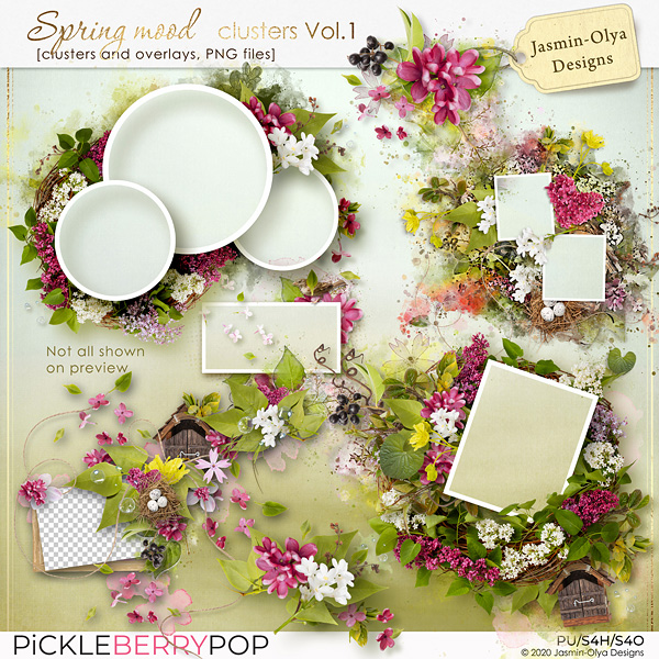 Spring Mood - Clusters Vol.1 (Jasmin-Olya Designs)