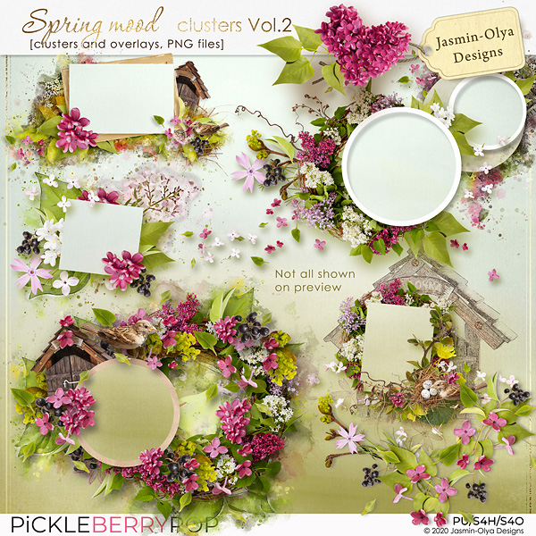 Spring Mood - Clusters Vol.2 (Jasmin-Olya Designs)