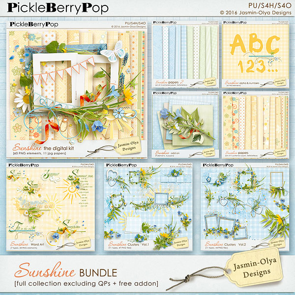 Sunshine - BUNDLE (Jasmin-Olya Designs)