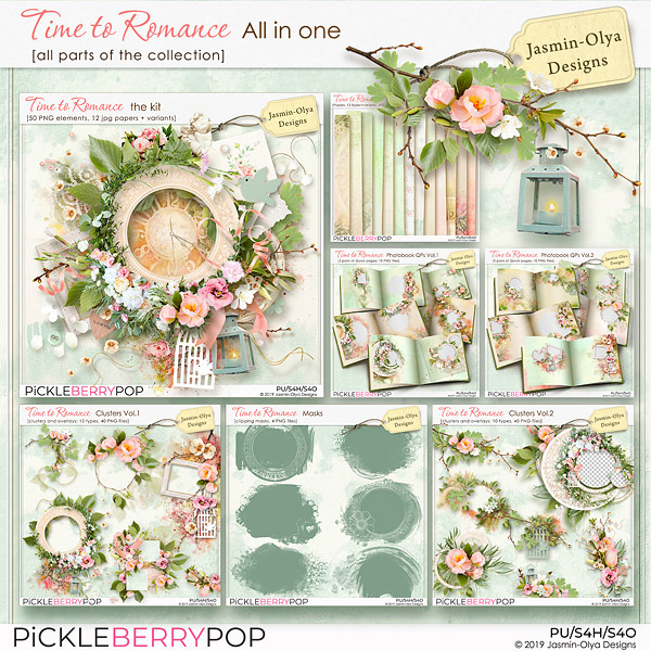 Time to Romance - All in One + BONUS (Jasmin-Olya Designs)