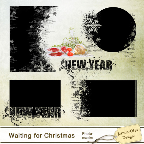 Waiting for Christmas - Photo Masks