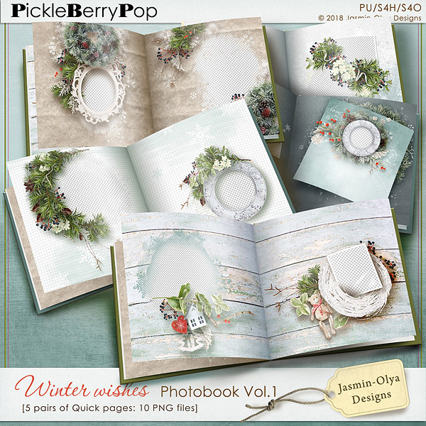 Winter Wishes - Photobook QPs Vol.1 (Jasmin-Olya Designs)