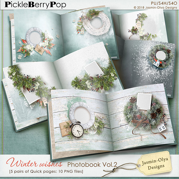 Winter Wishes - Photobook QPs Vol.2 (Jasmin-Olya Designs)
