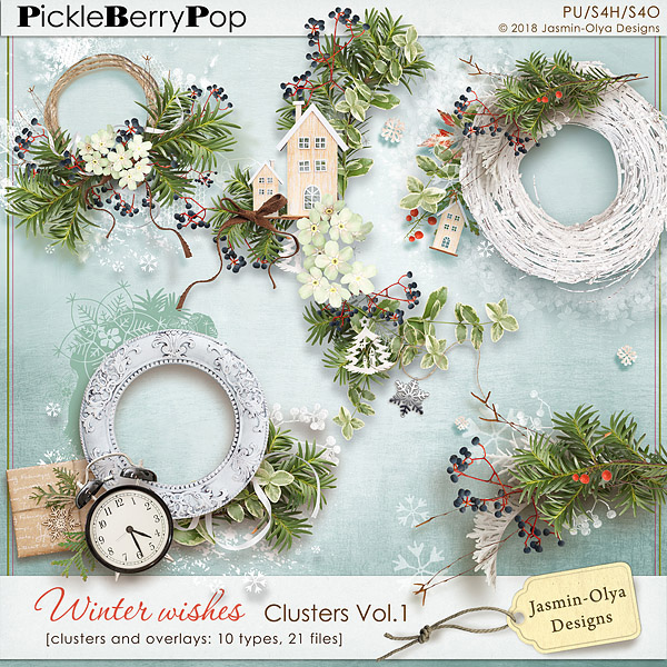 Winter Wishes - Clusters Vol.1 (Jasmin-Olya Designs)