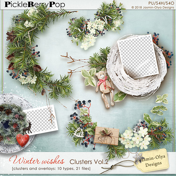 Winter Wishes - Clusters Vol.2 (Jasmin-Olya Designs)