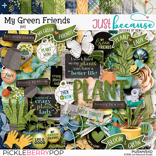 My Green Friends Kit by JB Studio