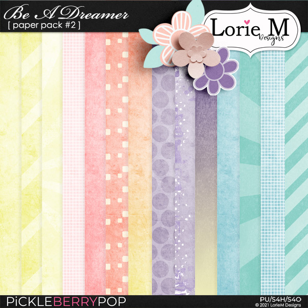 Be A Dreamer Paper Pack 2