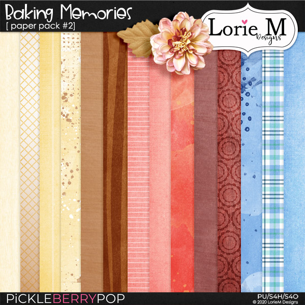 Baking Memories Paper Pack #2