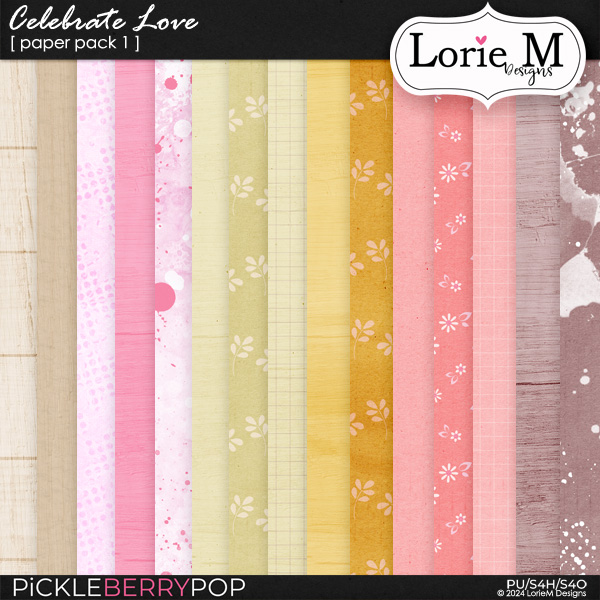 Celebrate Love Paper Pack 1