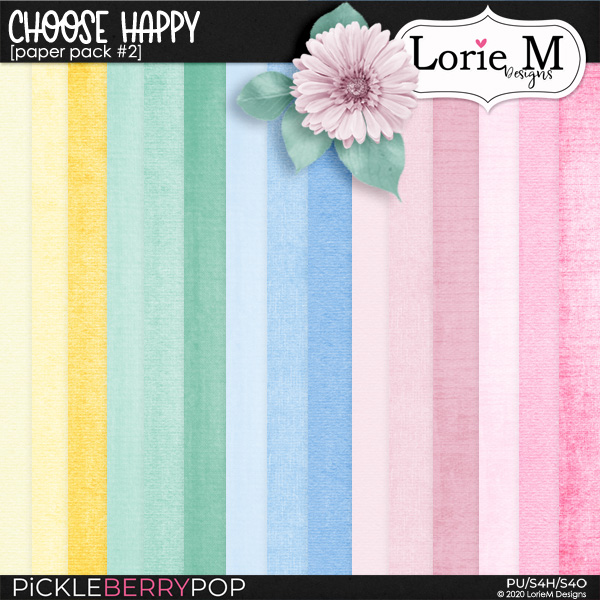 Choose Happy Paper Pack #2