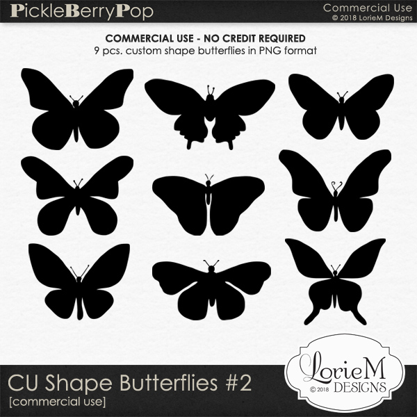 CU Shape Butterflies #2