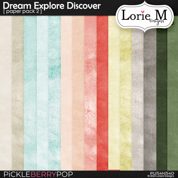 Dream Explore Discover Paper Pack 2