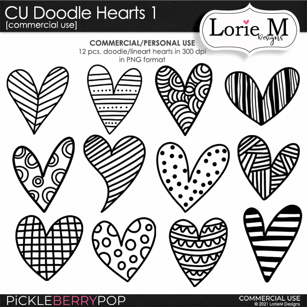 CU Doodle Hearts 1