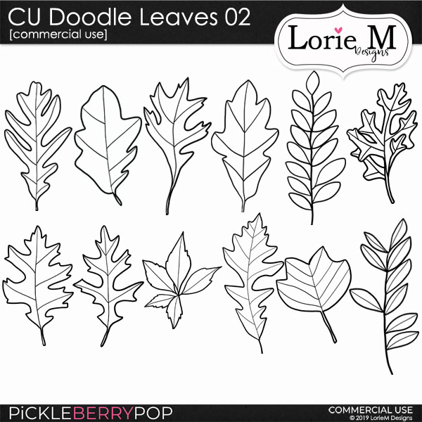 CU Doodle Leaves 02