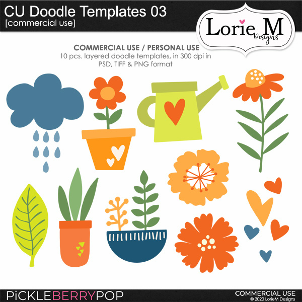 CU Doodle Templates 03