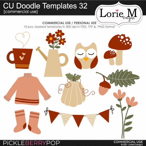 CU Doodle Templates 32