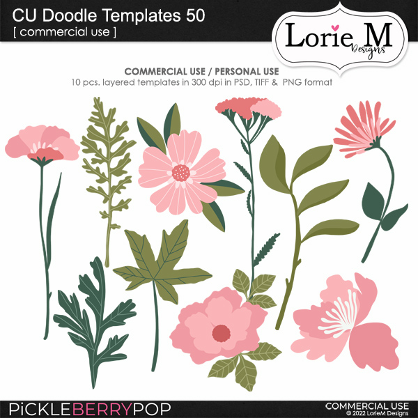 CU Doodle Templates 50