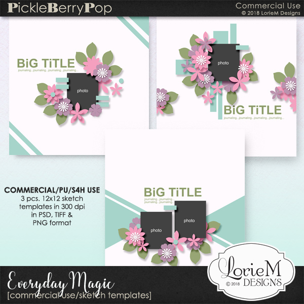 Everyday Magic Sketch Templates