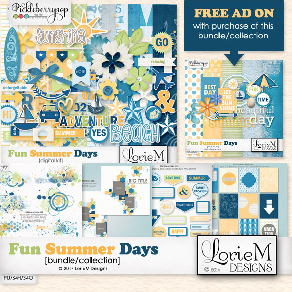 Fun Summer Days Bundle/Collection with FWP