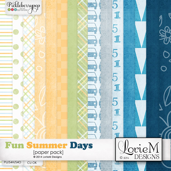 Fun Summer Days Paper Pack