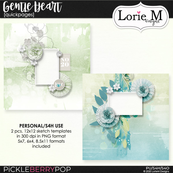 Gentle Heart Quickpages 01