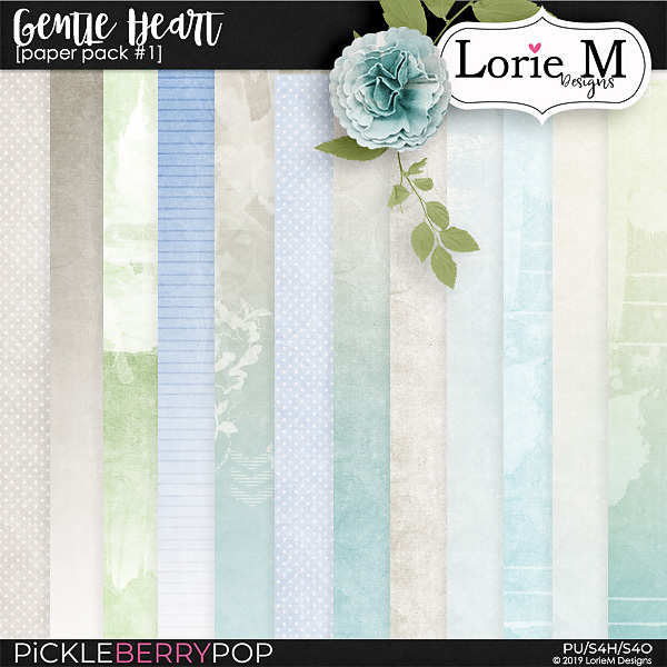 Gentle Heart Paper Pack #1