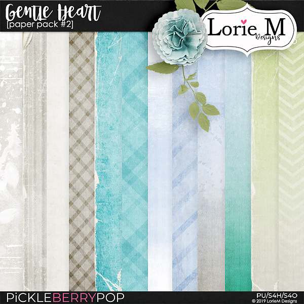 Gentle Heart Paper Pack #2