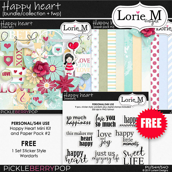 Happy Heart Bundle/Collection + FWP