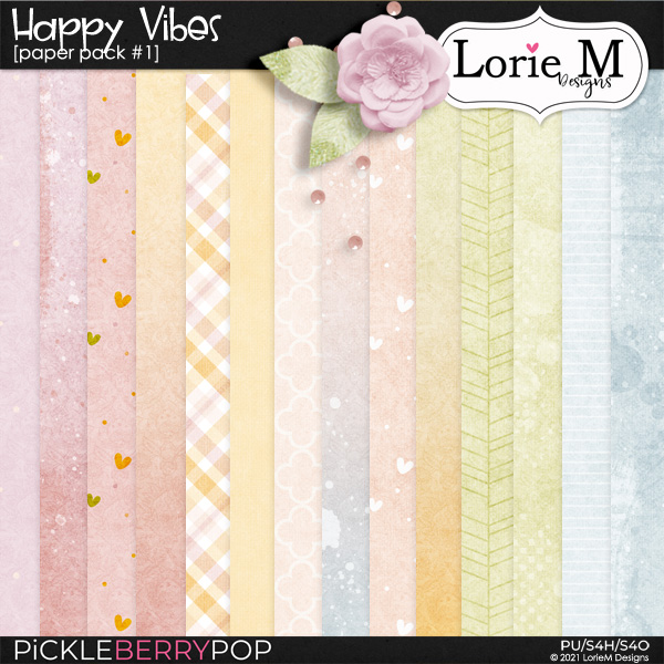 Happy Vibes Paper Pack #1