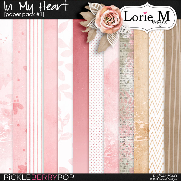 In My Heart Paper Pack #1